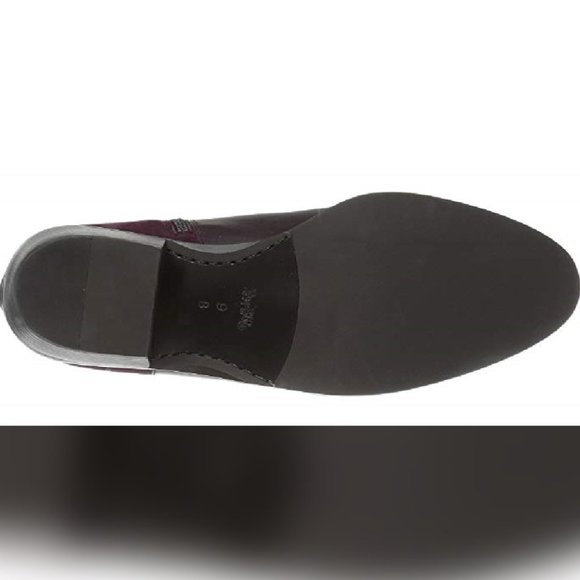 ✨ COACH Carmen Bootie – Chic Oxblood Suede & Leather | Luxe Fall Staple | NIB ✨ - Picture 6 of 15